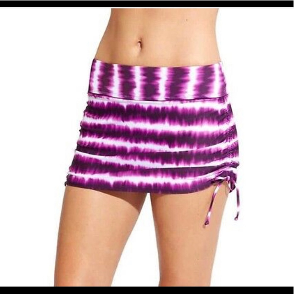 Athleta Del Mar Scrunch Skirt Tie Dye